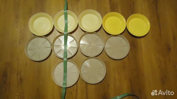 Поддоны пластиковые 15 см для цветочных горшков