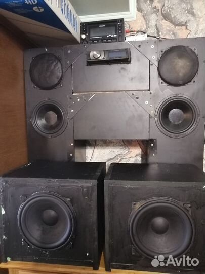 Самодельная колонка, довольно таки мощная