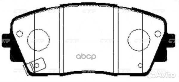 Ckkk-48 Колодки тормозные дисковые перед