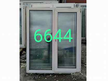 Окно бу пластиковое, 1530(в) х 1290(ш) № 6644