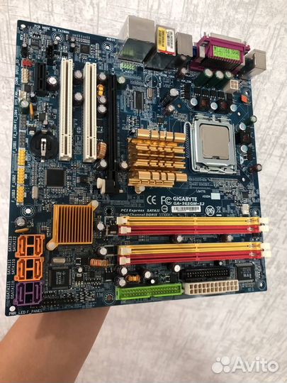 Материнские платы процессором, видеокарта и память