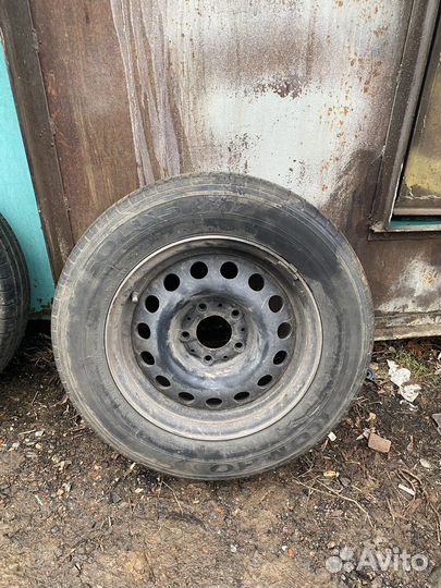 Штампованые диски на летний резине для bmw e39