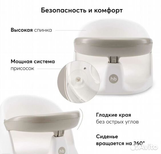 Сиденье для ванны Happy Baby favorite для купания