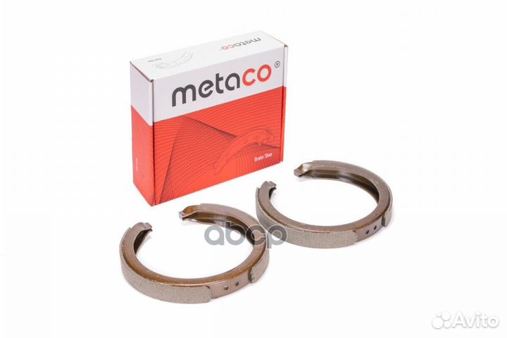 Колодки ручного тормоза к-кт '3030-004 metaco