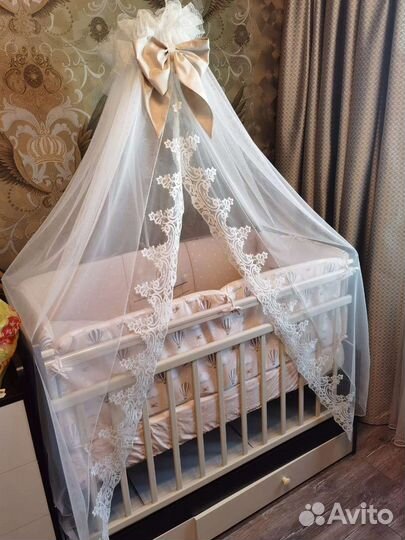 Комплект детского постельного белья для новорождён