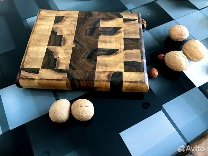 Торцевые разделочные доски из массива ореха