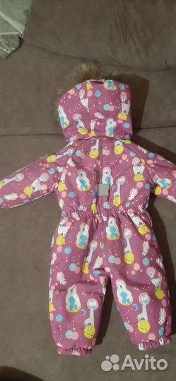 Зимний комбинезон для девочки 74 80