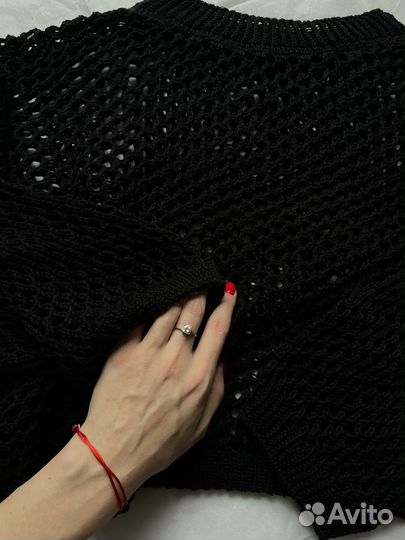 Вязаная кофта/ Сетка