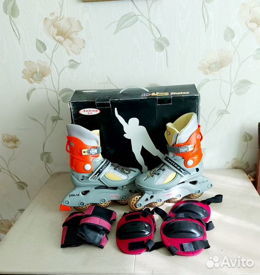 Роликовые коньки детские раздвижные