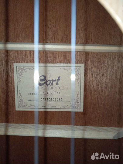 Акустическая гитара cort eart 70 NT
