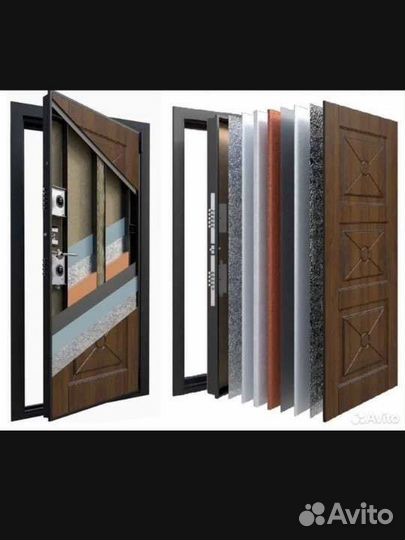 Замена панели мдф на входной двери