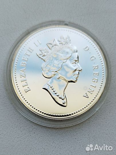 1 доллар канада серебро