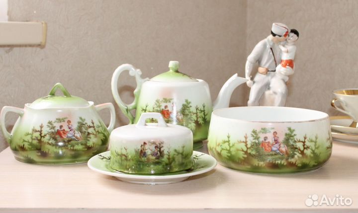 Набор посуды, дфз Вербилки. 1920-30е