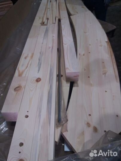 Лестница из сосны «лс-07м/4» под покраску