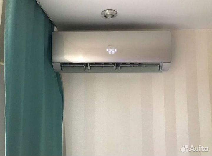 Сплит система с установкой