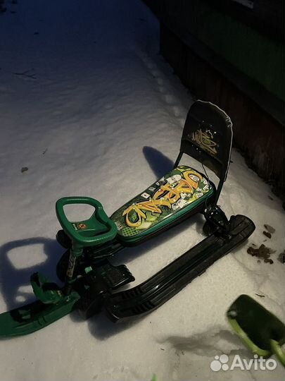 Снегокат с колесами