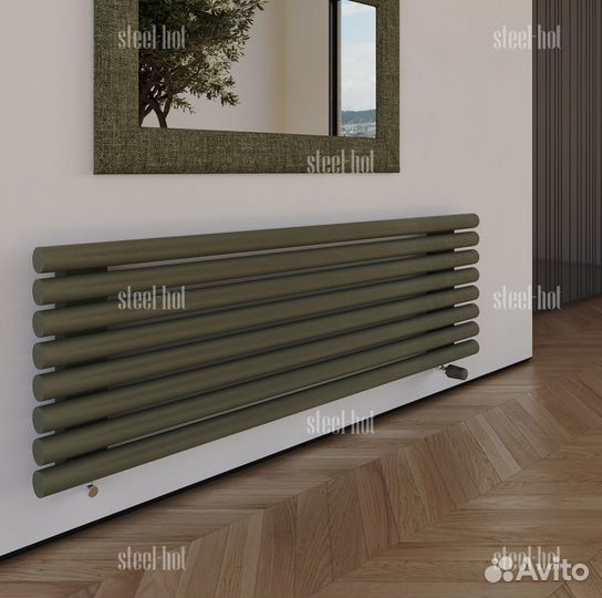 Горизонтальный радиатор отопления Steel-Hot