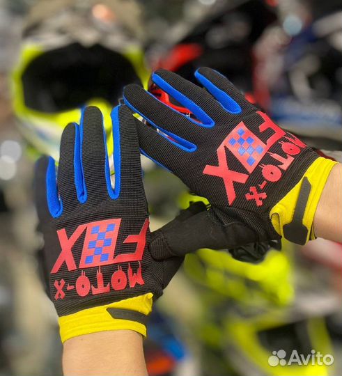 Мотоперчатки FOX детские вело, мотокросс, эндуро