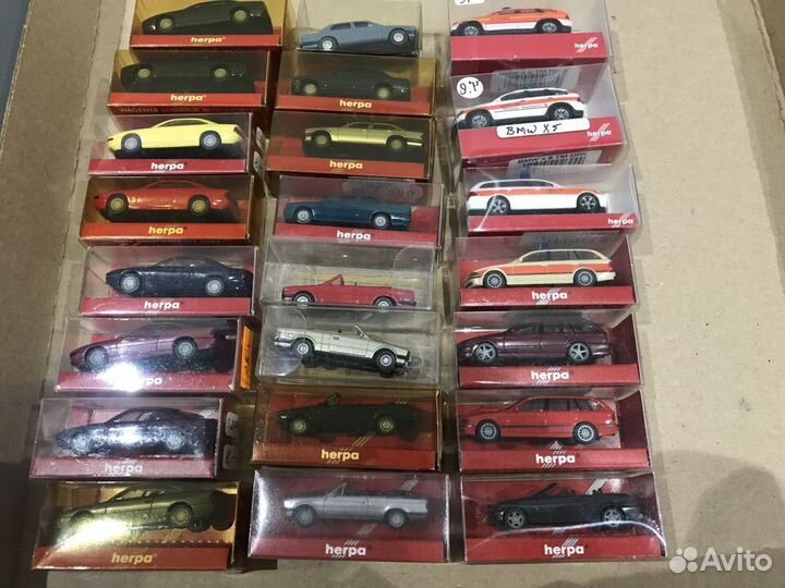 Модели авто BMW от Herpa Wiking масштаб 1:87