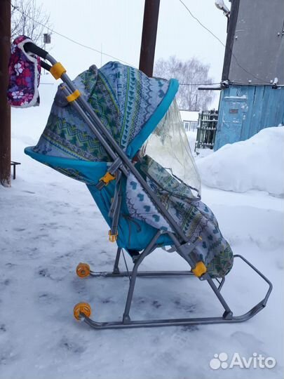 Санки-коляска Nika Умка 3