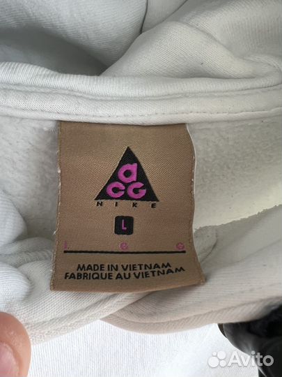 Nike ACG Mens Pullover Hoodie Summit White Heavy
