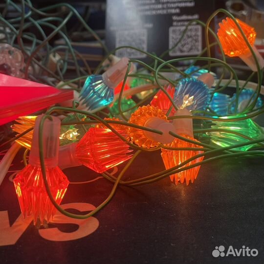 Гирлянды елочные СССР одним лотом (сзр)