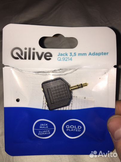 Переходник для наушников Qilive