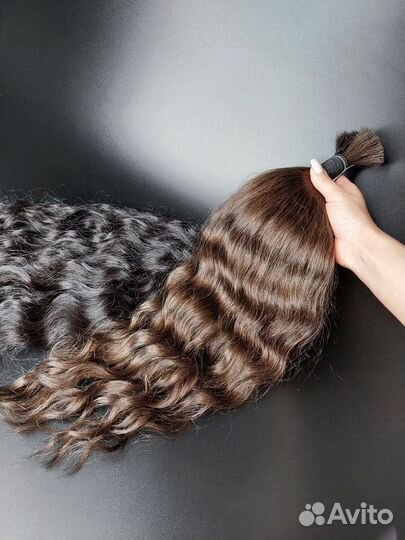 Волосы для наращивания Exclusive, кудри, опт