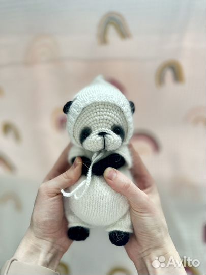 Игрушка ручной работы мишка