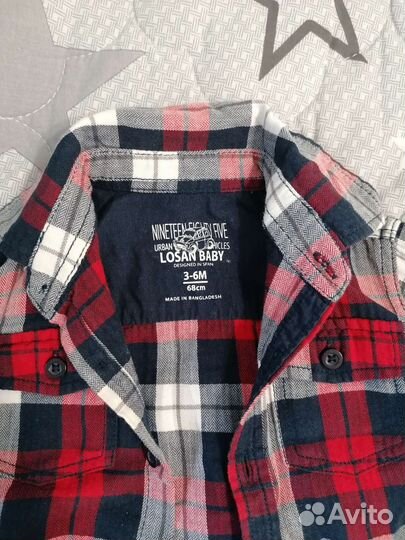 Брюки и рубашка для мальчика 68