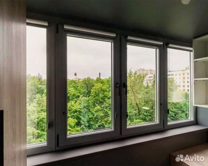 Окна алюминиевые в любое помещение