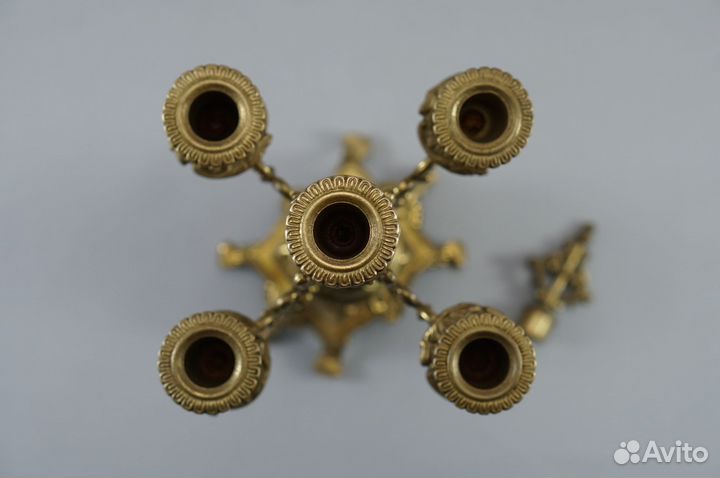 Подсвечник на пять свечей ретро