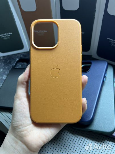 Чехол на iPhone Кожаный Leather Case