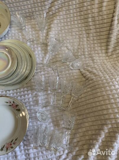 Сервиз столовый Кольдиц фарфор из гдр