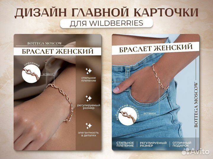 Инфографика для маркетплейсов Под ключ С гарантией