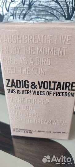 Zadig Voltaire This is Her Vibes of Freedom 50мл