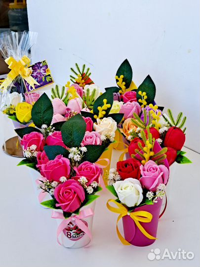 Мыльные цветы