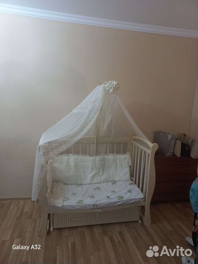 Детская кровать кочалка