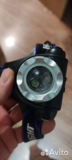 Налобный фонарь уф, 2 в 1