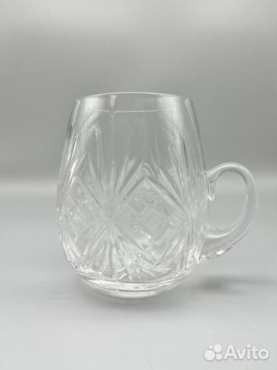 Кружка пивная хрустальная
