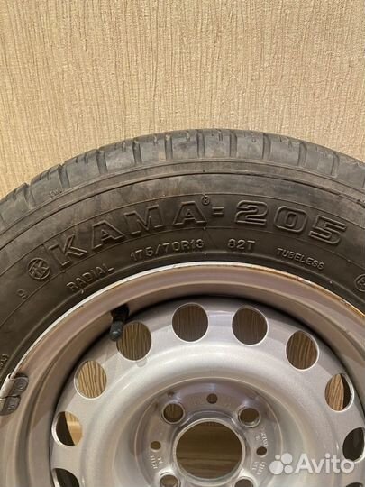 175/70 R13 Кама-205 с диском Mefro
