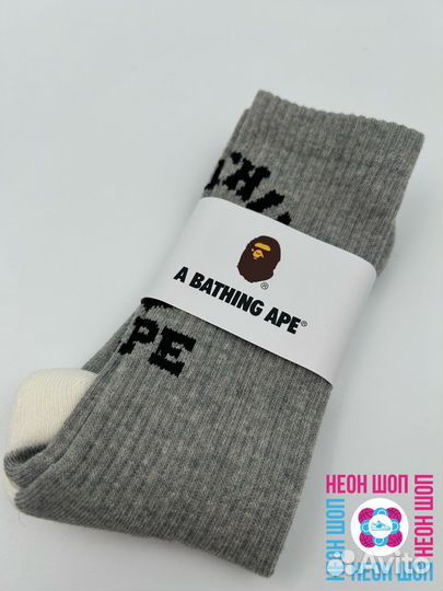 Носки bape A Bathing Ape высокие
