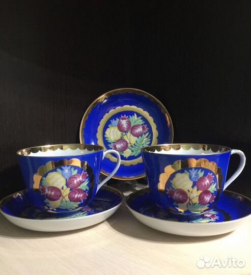 Чайная пара гигант дулево Красавица