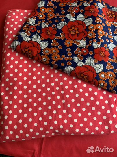 Отрезы тканей советских времен