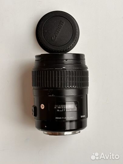 Объектив Sigma 35mm 1.4 art canon
