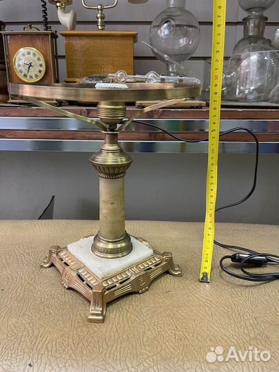 Лампа настольная старинная