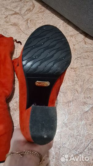 Сапоги ботфорты