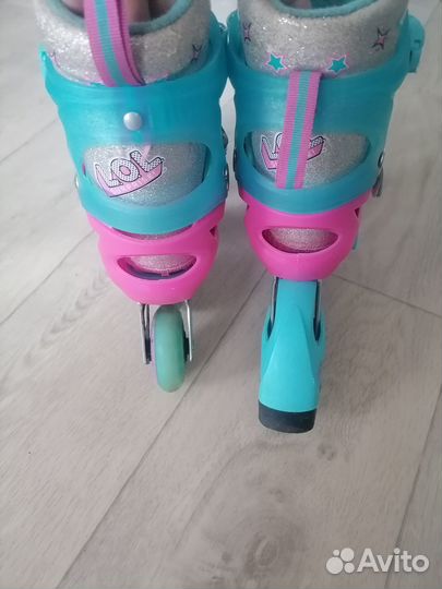 Роликовые коньки детские LOL