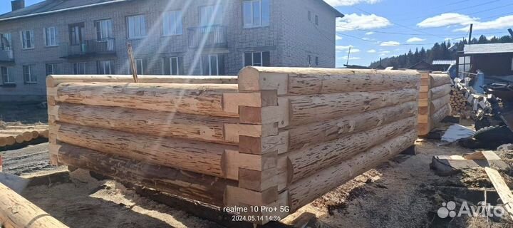 Сруб бани 3х4