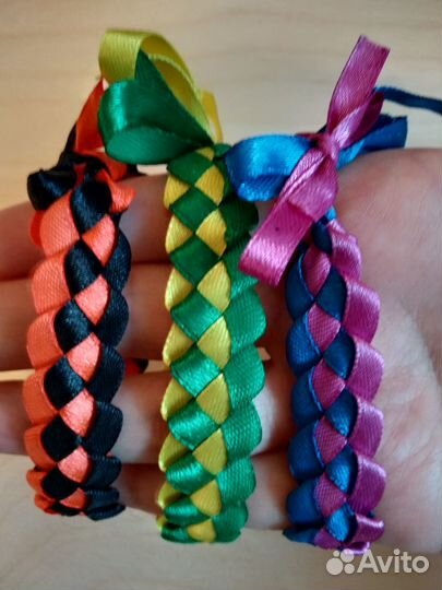 Браслеты из лент